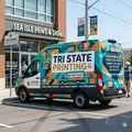 Full vehicle wrap commercial van product image