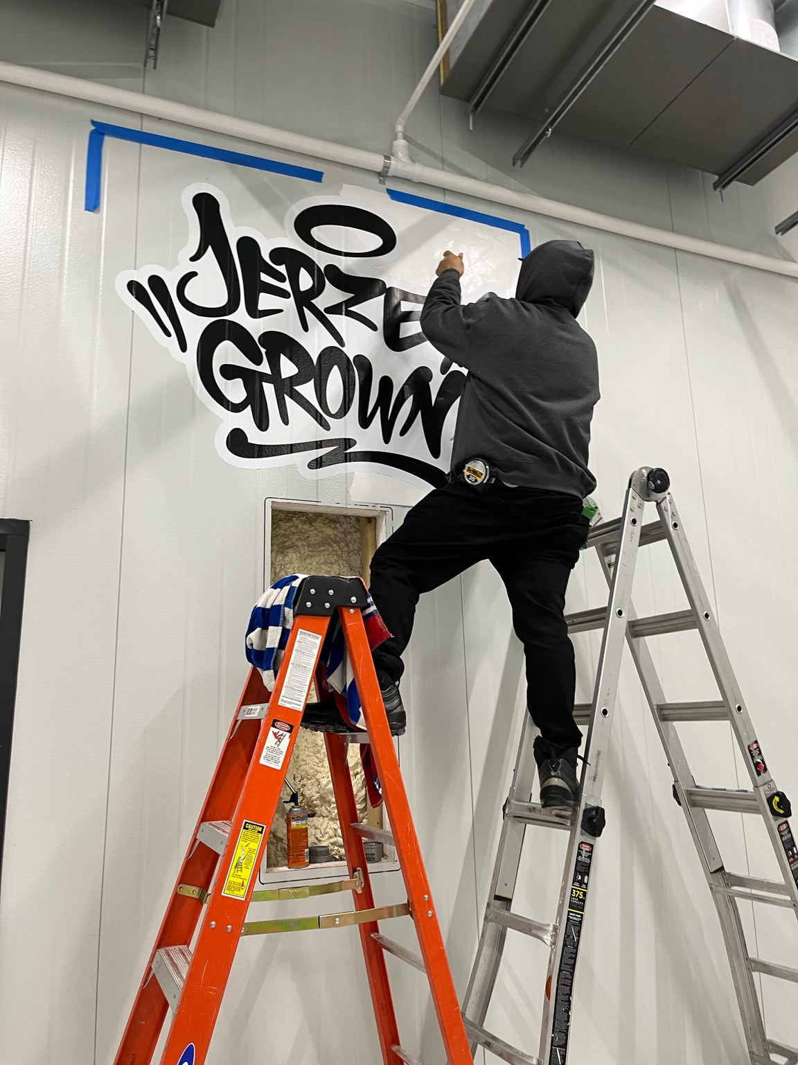 Wall decal installation service by Tri State Prints