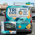 Rear window perforated graphics vehicle product image